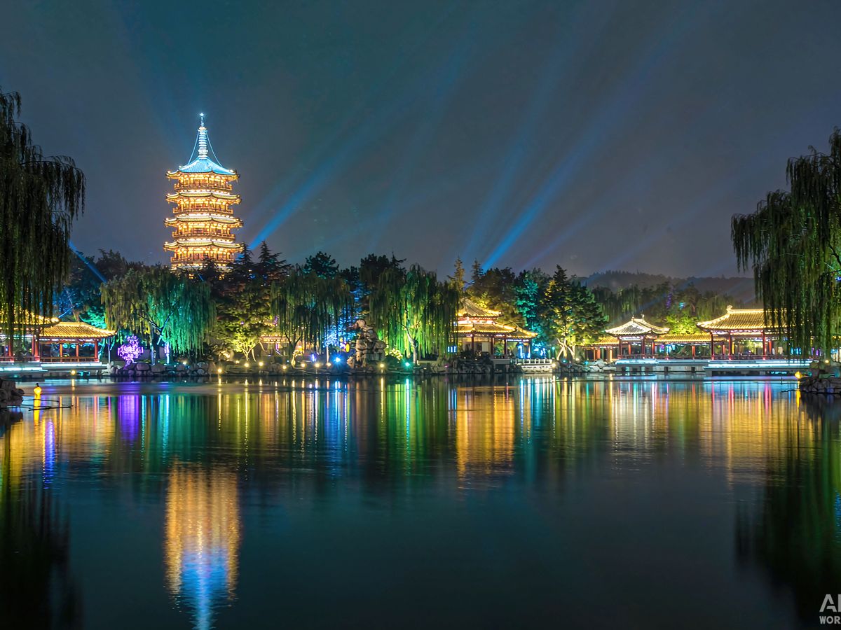 文旅夜游与户外演出灯光系统